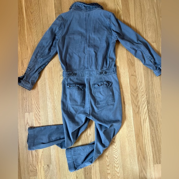 Madewell Sherpa Collar Jumpsuit Coveralls Boilersuit - Picture 2 of 4